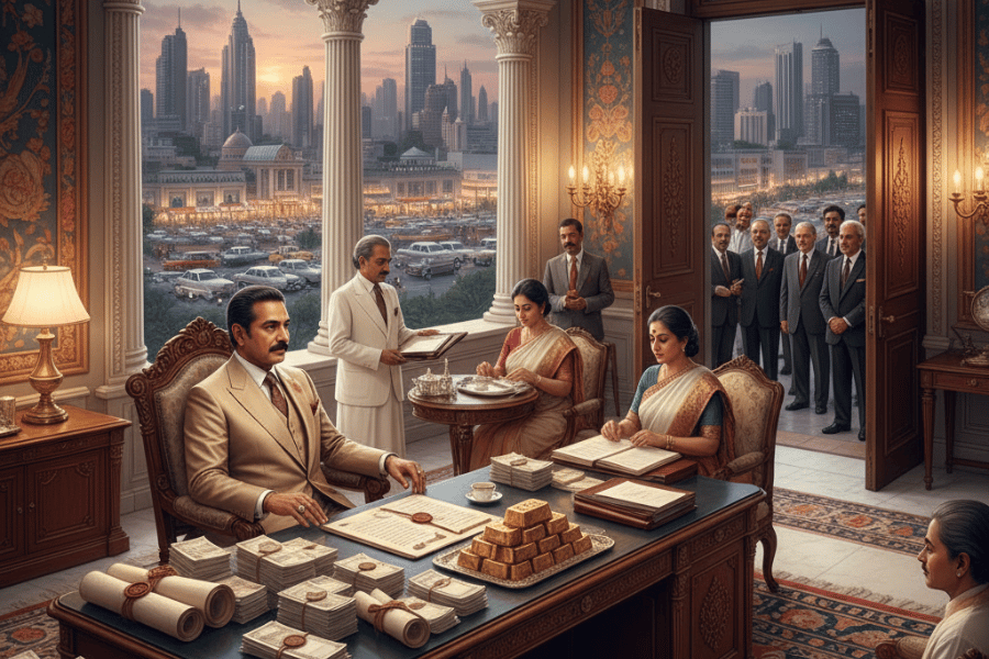 सेठ लछमी चंद को रूपयों पैसे कि कोई भी तंगी नहीं थी सेठ लछमी चंद को रूपयों पैसे कि कोई भी तंगी नहीं थी